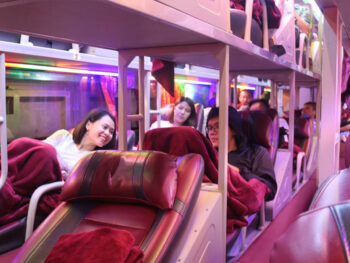 Sapa to Cat Ba bus Vietnam LuxcoTravels scenic journey cross-country travel